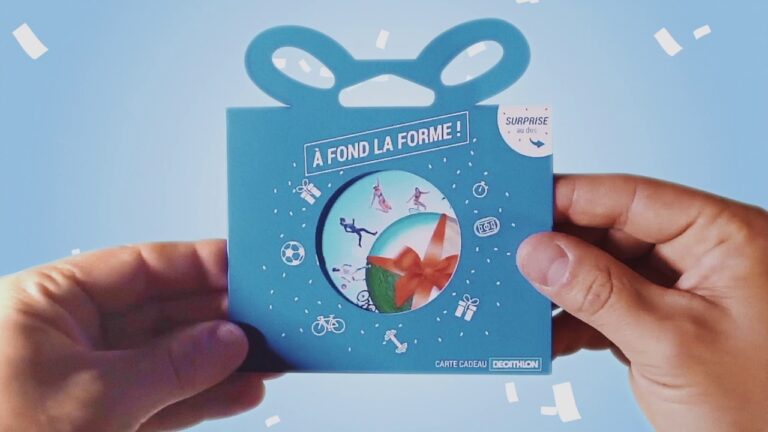 Illustration de carte cadeau Decathlon